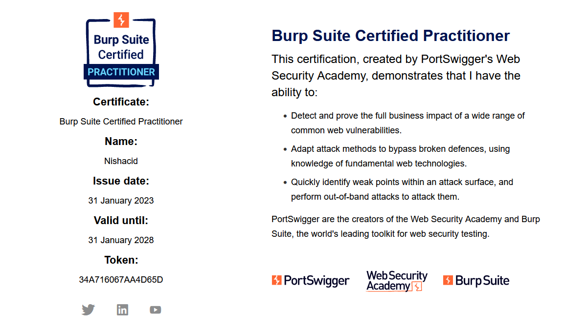 burp suite certification review